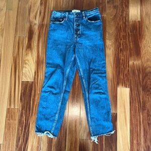 Abercrombie The Mom High Rise Curve Love Jeans